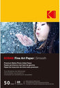 Kodak - 50 vellen van 230g m² fotopapier, mat, a6 formaat (10x15cm), smooth effect inkjet printen - 9891093
