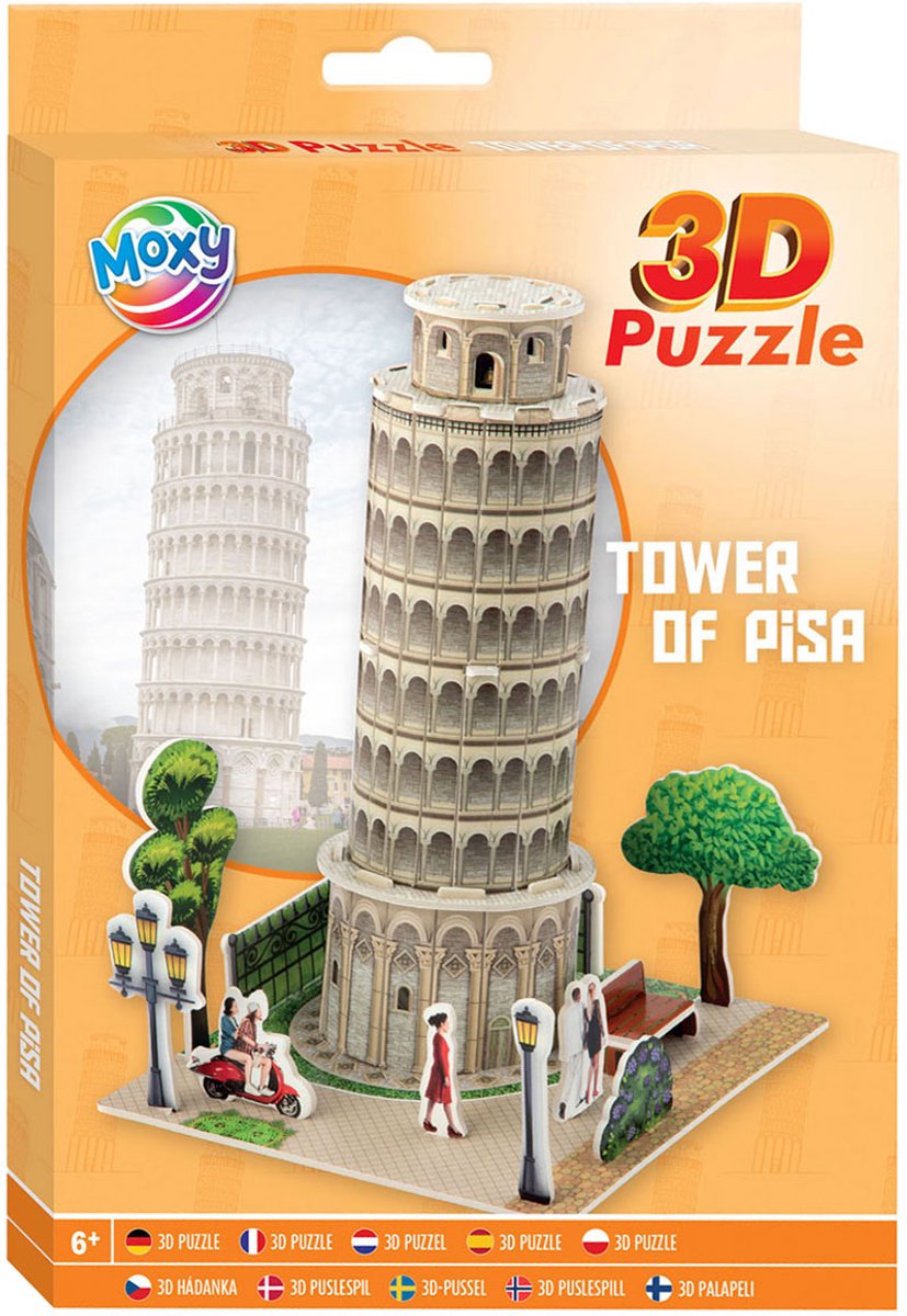 Creative craft group 3d foam puzzel toren van pisa