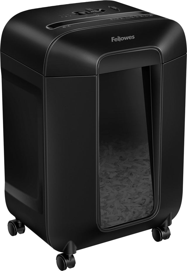 Fellowes lx85 papiervernietiger papierversnipperaar – p‑4 cross‑cut – 12 vellen – 19 liter – voor (thuis)kantoor - ook geschikt voor creditcards