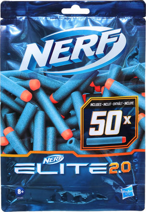 Nerf elite 2.0 refill pack - met 50 officiële elite 2.0 darts - elite pijltjes