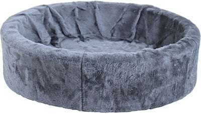 Teddy Dog Basket Gray