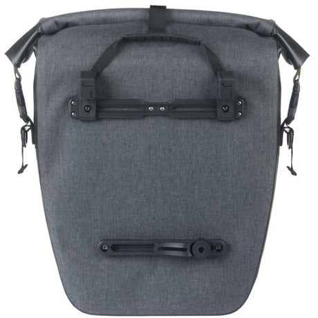 Basil tas navigator storm enkel medium grijs 12-15l