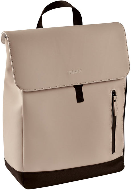 Béaba oslo luiertas - rugzak - 19l - waterdicht - incl verzorgingsmatje - clay - beige