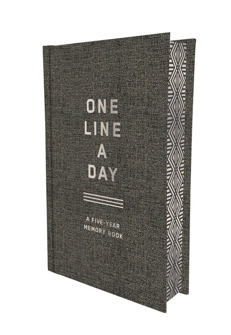 Chronicle books charcoal canvas one line a day - dagboek voor 5 jaar - a five-year memory book