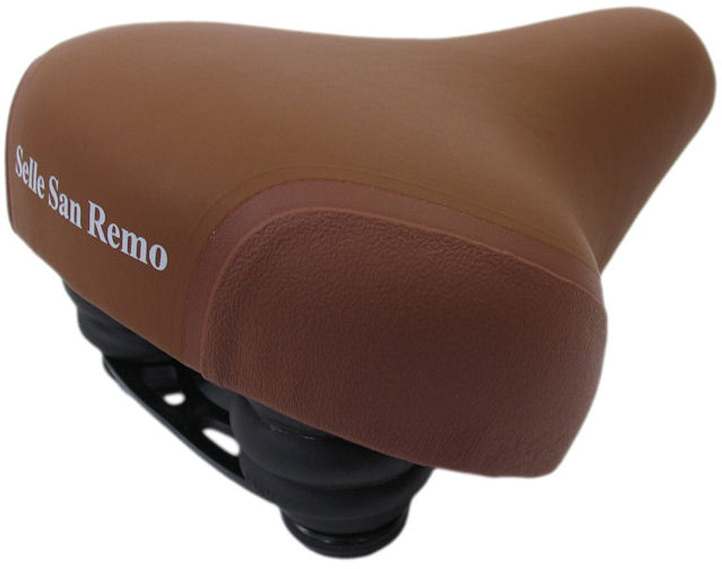 Selle San Remo Zadel Citybike Retro-Bruin mit