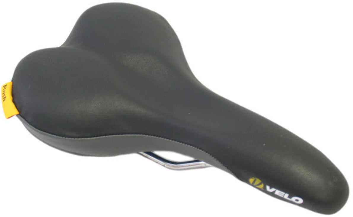 Velo bicycle saddle plush d2 men black gray