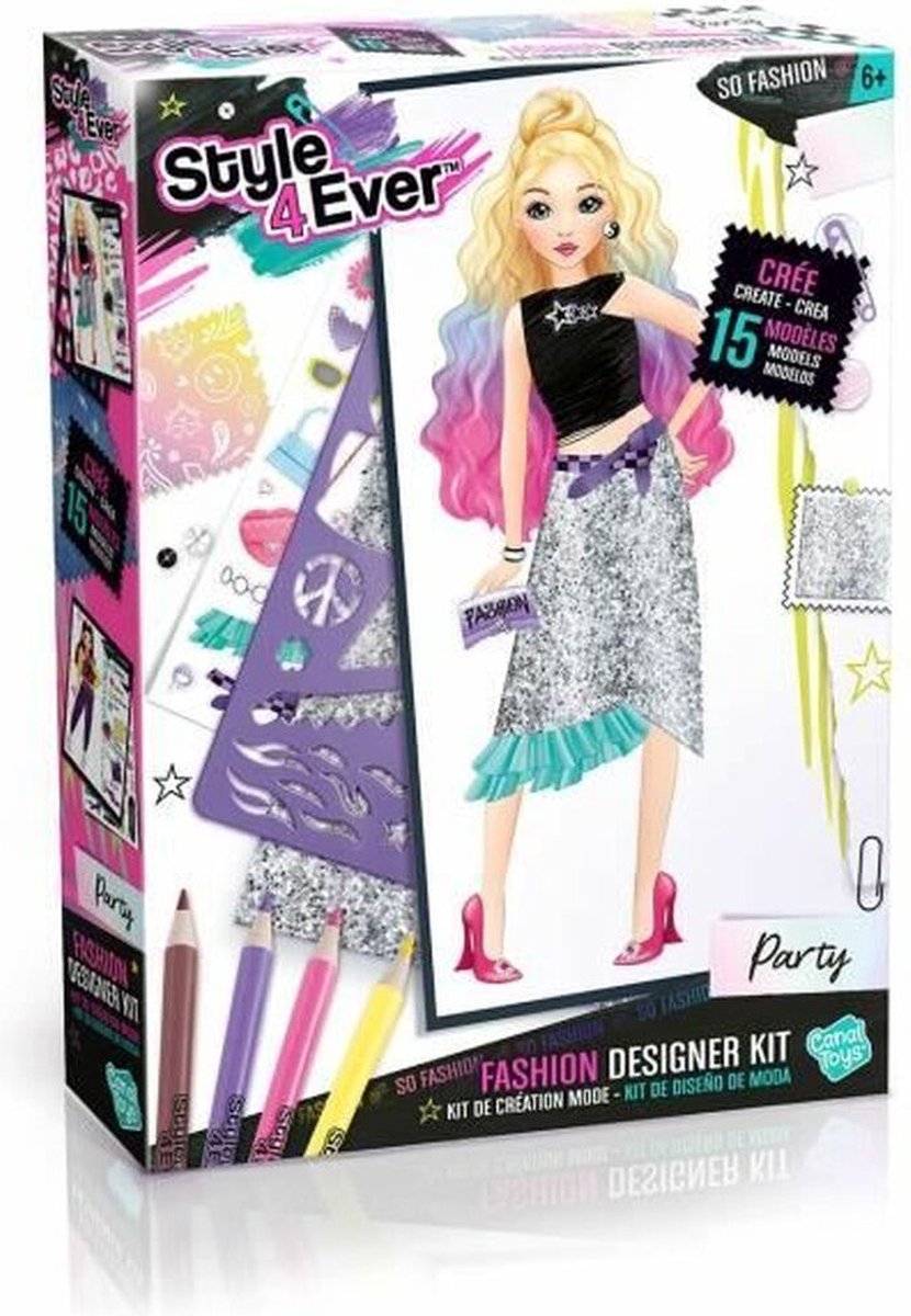 Canal toys fashion designer kit - party - fashionista - teens