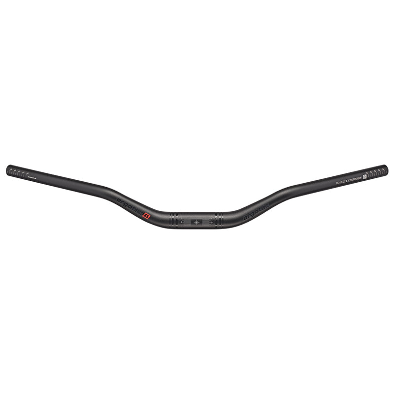 Ergotec styrbar 50 Komfort Ø31.8mm 50mm Rise Black Sandblasted