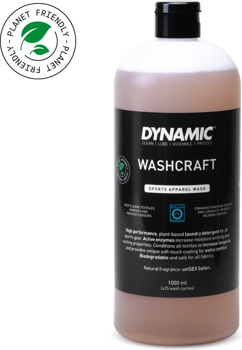 Dynamic bike care dynamic washcraft - vloeibaar wasmiddel - wasmiddel sportkleding