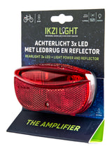 Batteria leggera posteriore Ikzilight su 3xled 50 mm su carta