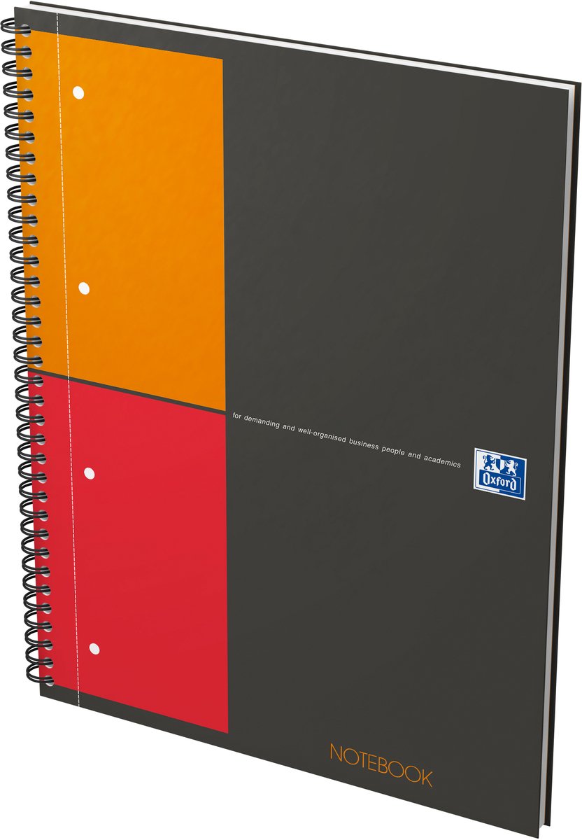 Oxford spiraalblok oxf international notebook a4+ rt 5mm | 5 stuks
