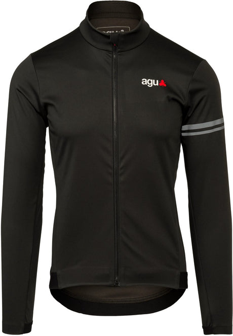 Agu performance - winterjack heren - winddicht en waterafstotend - ademend rugpaneel - zwart - xl - reflecterende details - 4 zakken - siliconen gripper xl