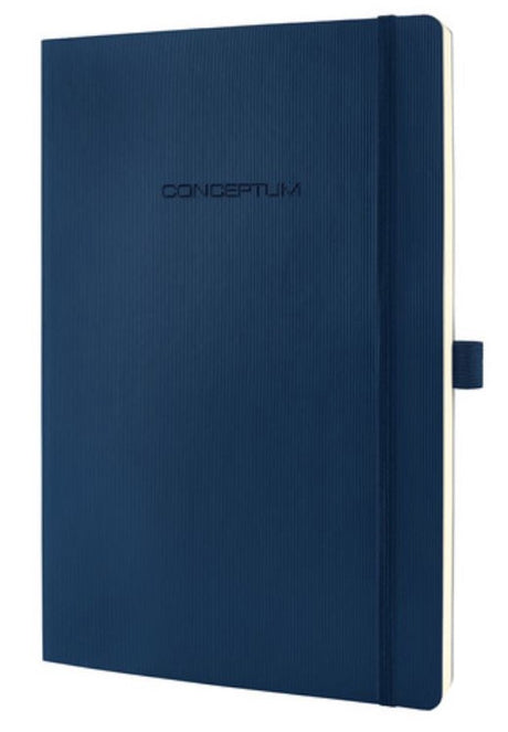 Sigel notitieboek conceptum pure a4 softcover blauw 194 pagina's 80 grams lijn
