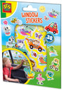 Ses creative ses - raamstickers - 38 herbruikbare raamstickers - vakantie thema