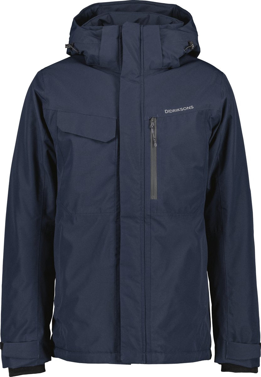 Didriksons stefan usx jkt heren outdoorjas - dark night blue xl