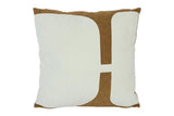 Countryfield kussen jos wit bruin 45x45x7cm