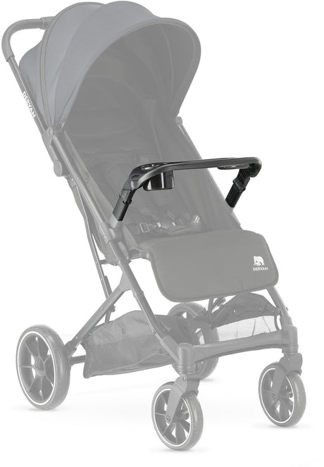 Deryan rolo tray – handige tafel met bekerhouder voor de rolo buggy (xl)