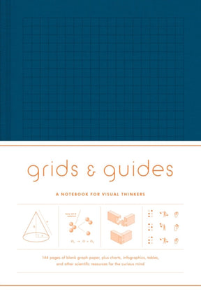 Grids guides (navy): a notebook for visual thinkers