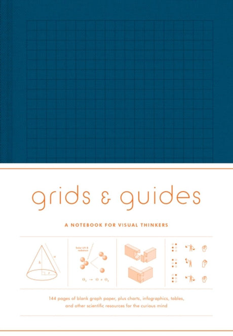 Grids guides (navy): a notebook for visual thinkers