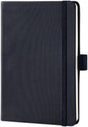 Sigel notitieboek conceptum pure a6 zwart hardcover 194 pagina's lijn 80 grams papier