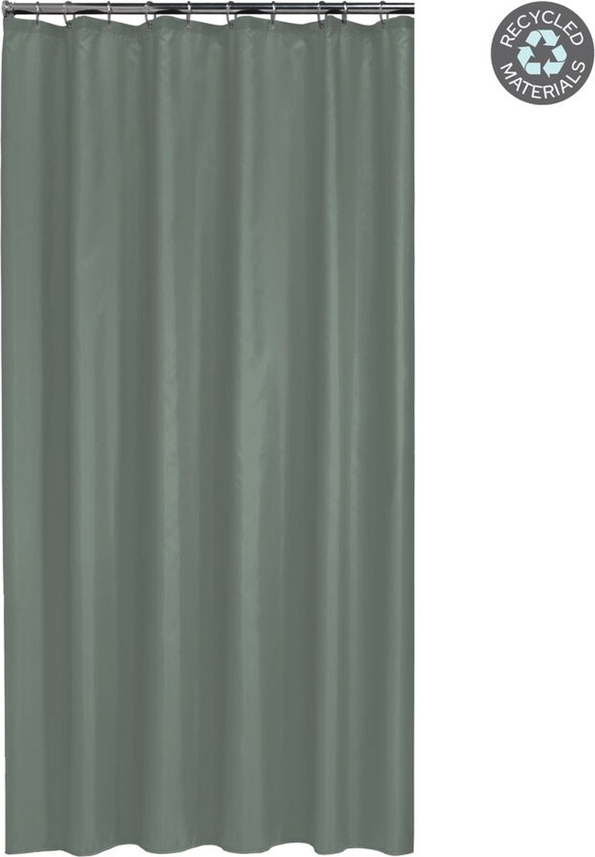 Sealskin cosima - douchegordijn 120x200 cm - 70% gerecycled peva - groen