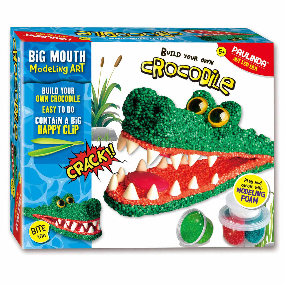 Paulinda Craft Set Modeling Foam Crocodile