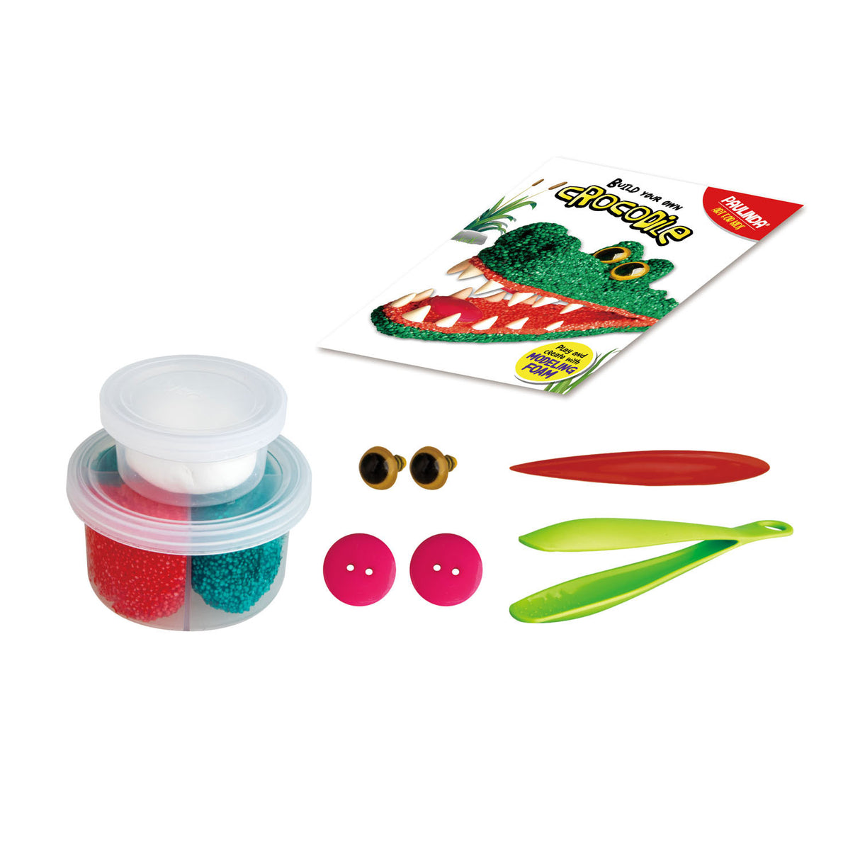 Paulinda Craft Set Modélisation Crocodile en mousse