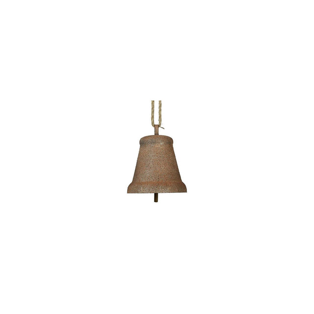 Countryfield kersthanger klok avis roest metaal ø15x17cm