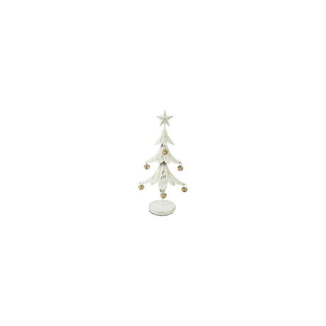 Country field countryfield kerstboom katja wit metaal 15x9x32cm