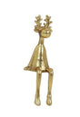 Countryfield beeld rendier zittend edmond goud polystone 5,2x5,2x14,5cm