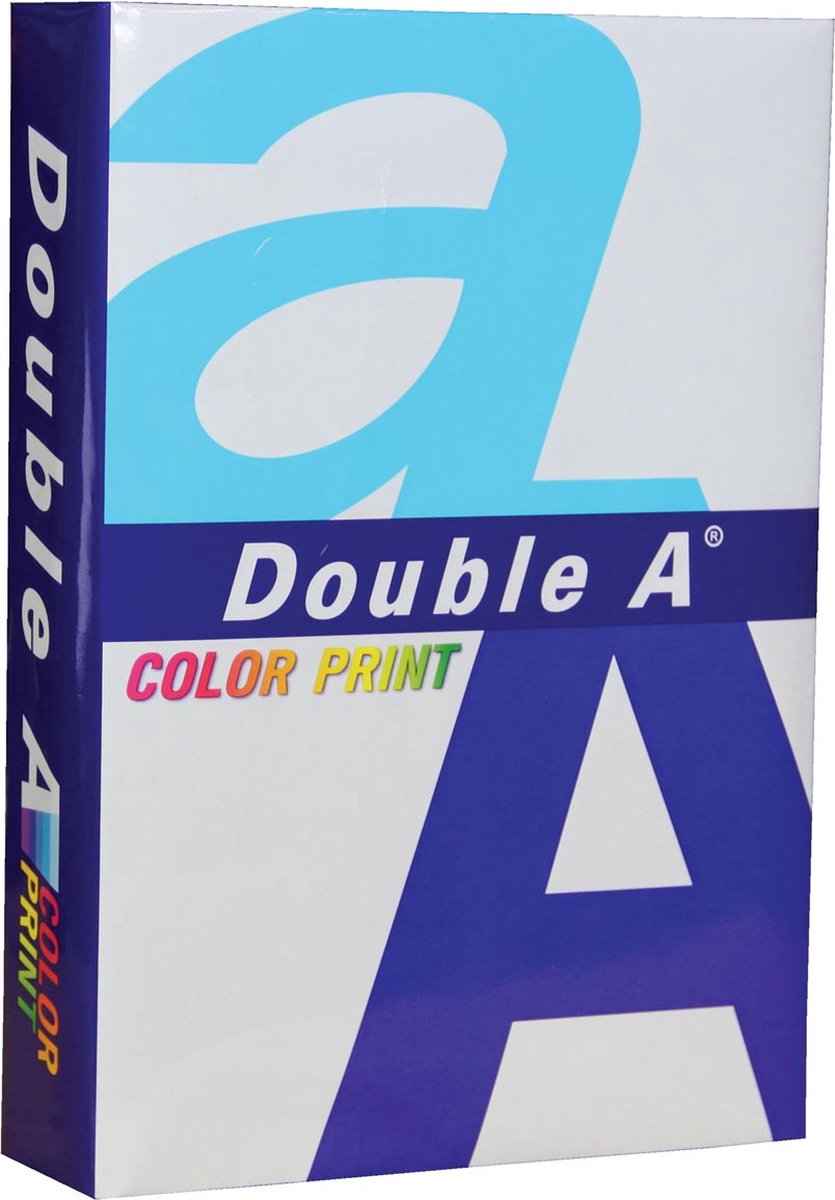 Double a color print printpapier ft a3, 90 g, pak van 500 vel, doos met 5 pak