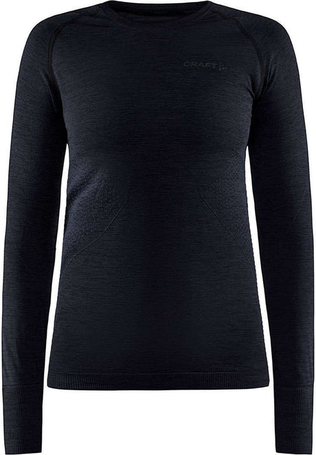 Craft core dry active comfort ls w dames thermoshirt - zwart
