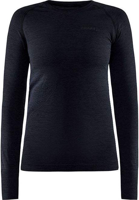 Craft core dry active comfort ls w dames thermoshirt - zwart