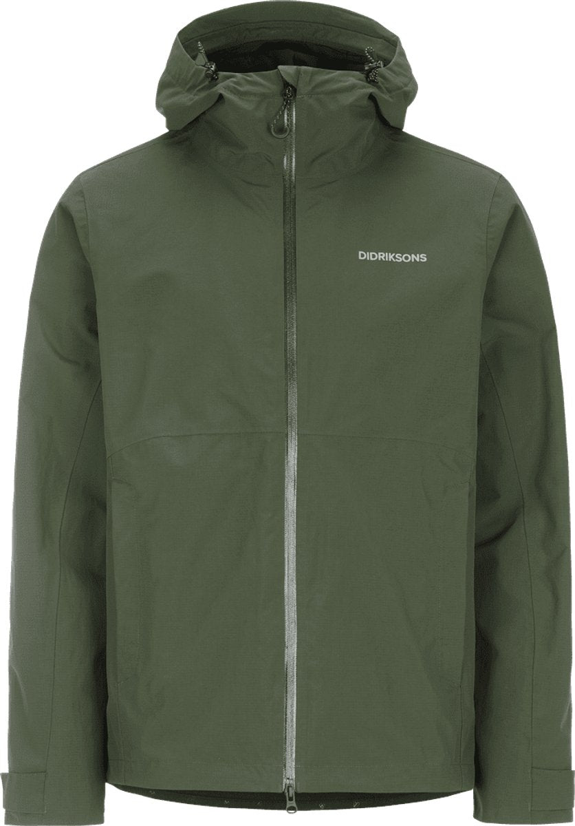 Didriksons trien usx jacket 2 heren outdoorjas - deep green l