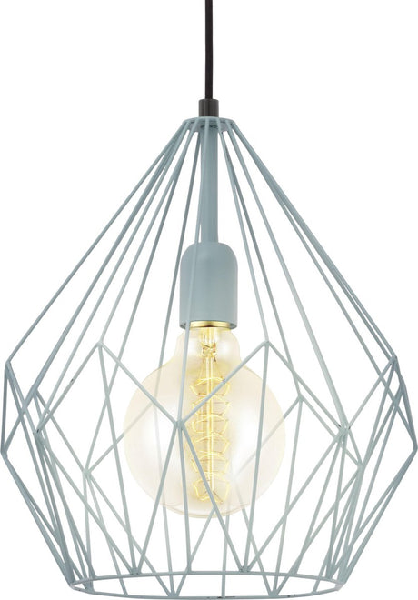 Eglo carlton hanglamp - e27 - ø 31 cm - munt