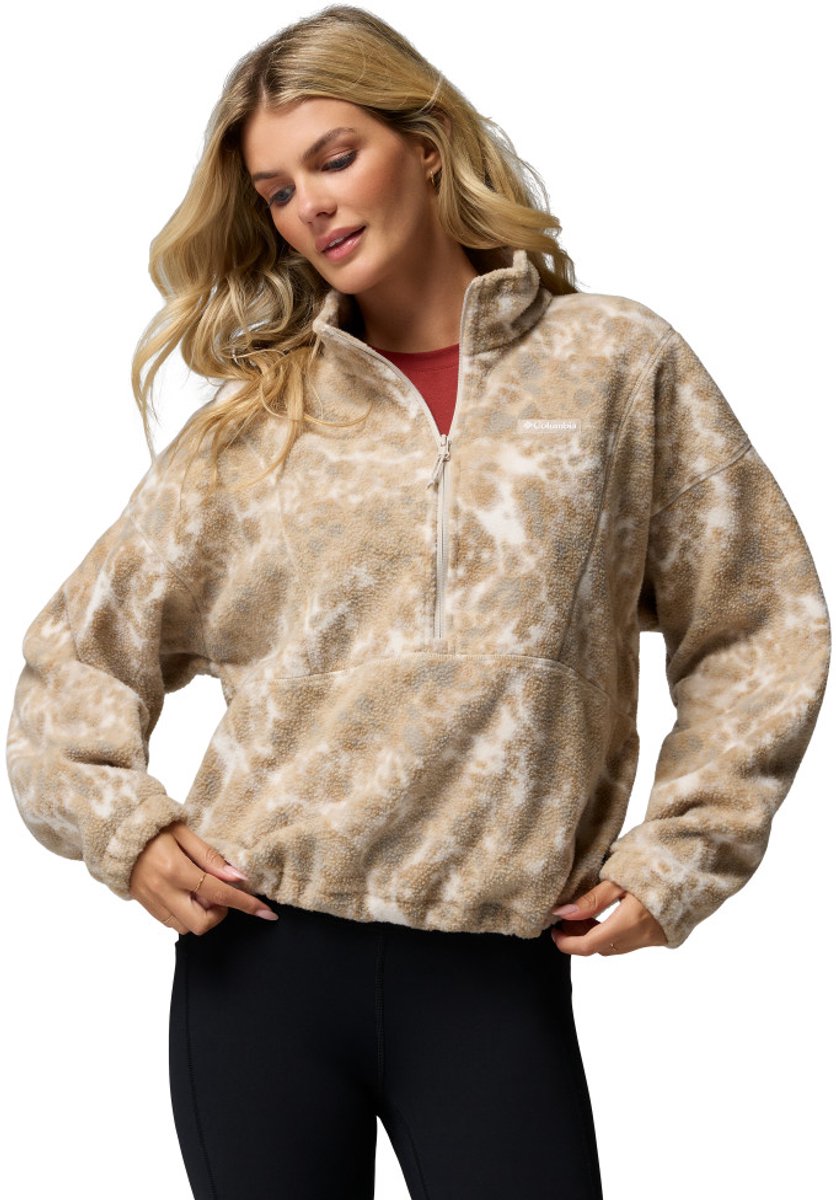 Columbia timber meadow™ mtr printed fleece hz dark stone, dyecamo s
