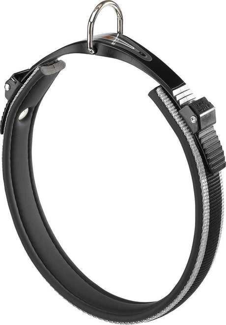Ferplast hondenhalsband ergocomfort 43 tot 51 cm zwart grijs