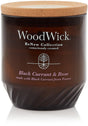 Woodwick renew medium geurkaars - black currant rose - 55 branduren