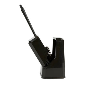 Euro products euro toiletborstel plus zwarte houder (1 stuk)