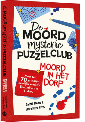 Mus de moordmysterie puzzelclub 1 – moord in het dorp - detective puzzelboek met 70+ breinbrekers