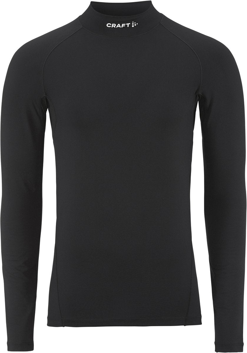 Craft thermoshirt kinderen lange mouw - thermal baselayer jr - 128 - zwart 128