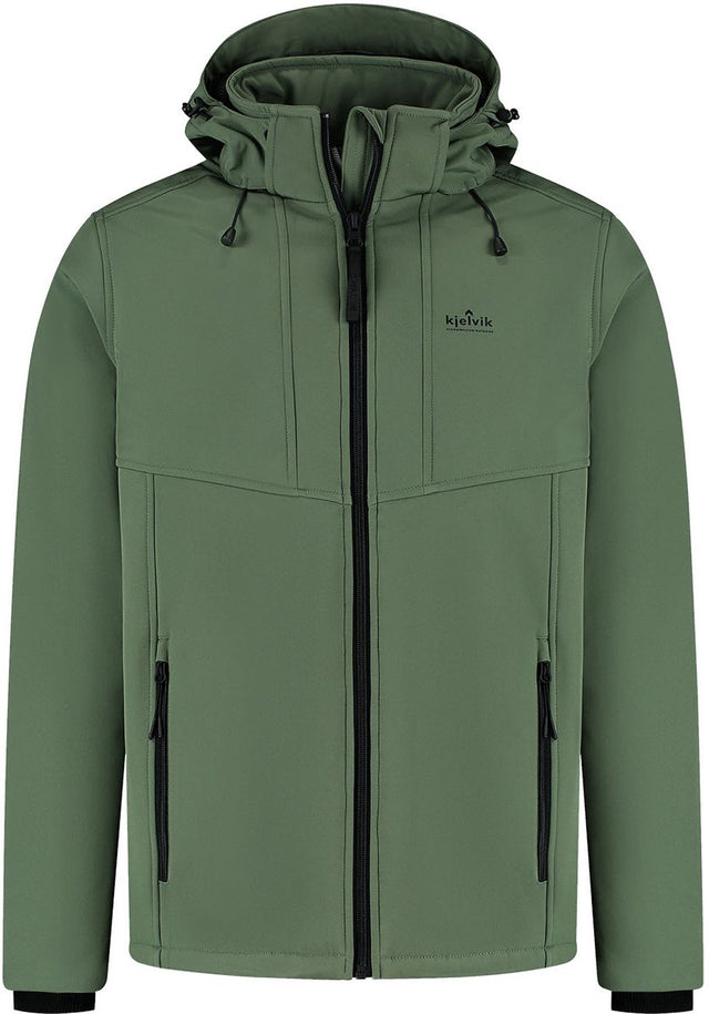 Kjelvik ted heren outdoorjas - licht groen