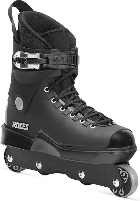 Roces m12 ufs stunt skates zwart - volwassenen - ufs frame high-impact shell - maat 47