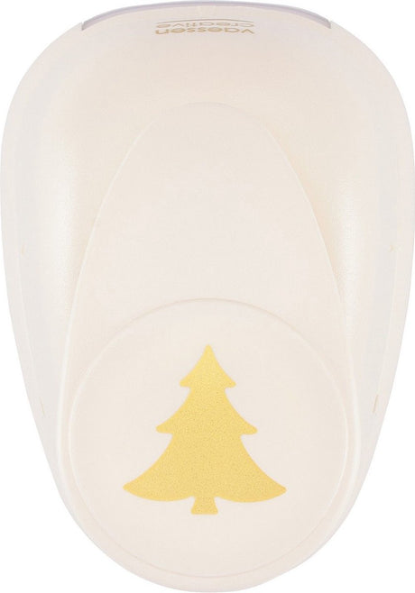 Vaessen creative pons - figuurpons - dennenboom - 3,2 x 3,4 cm