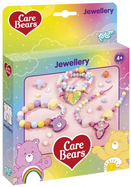 Totum care bears sieraden maken - 2 armbandjes en 1 ketting - speelgoed kinderen - knutselen - voor meisjes - vanaf 4 jaar -