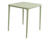Tafel porto kunststof 65x65x70cm cm groen