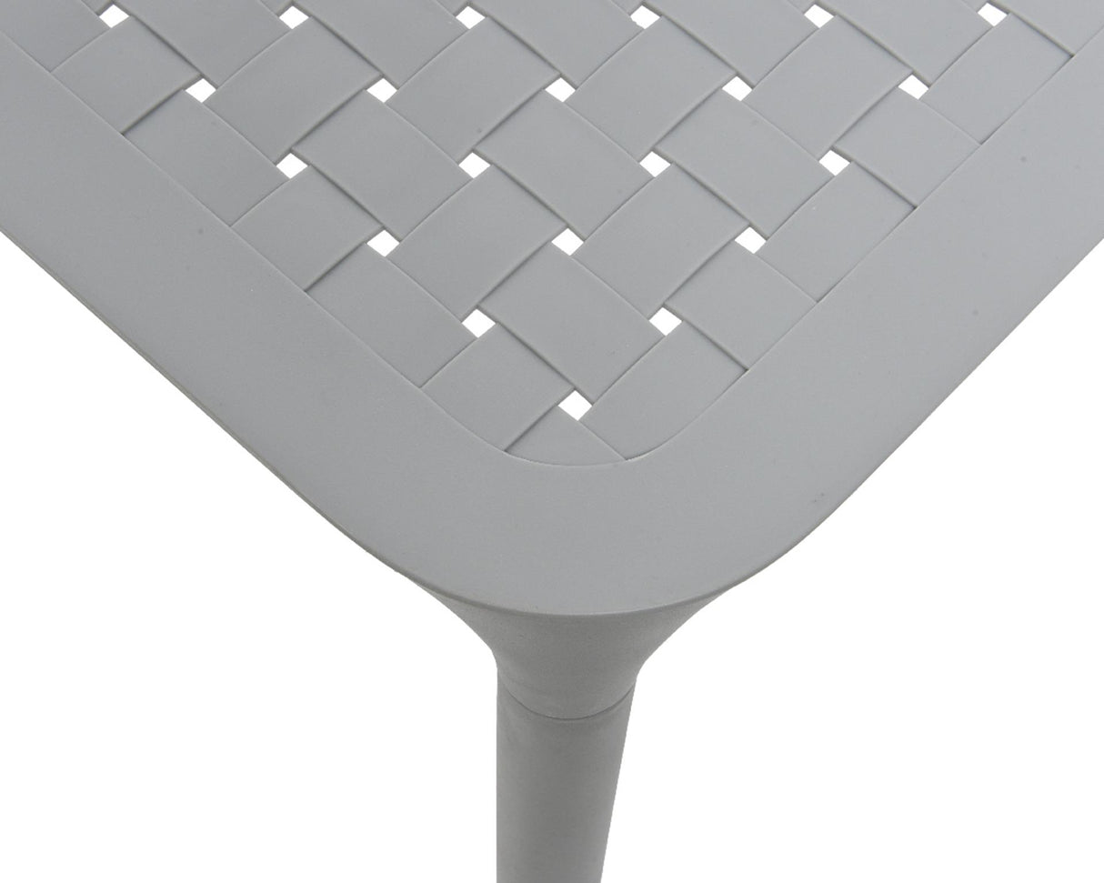 Tafel porto kunststof 65x65x70cm grijs