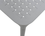 Tafel porto kunststof 65x65x70cm grijs