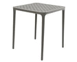 Tafel porto kunststof 65x65x70cm antraciet