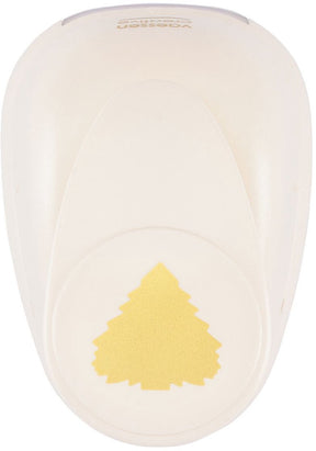 Vaessen creative pons - figuurpons - dennenboom - 3,4 x 3,4 cm